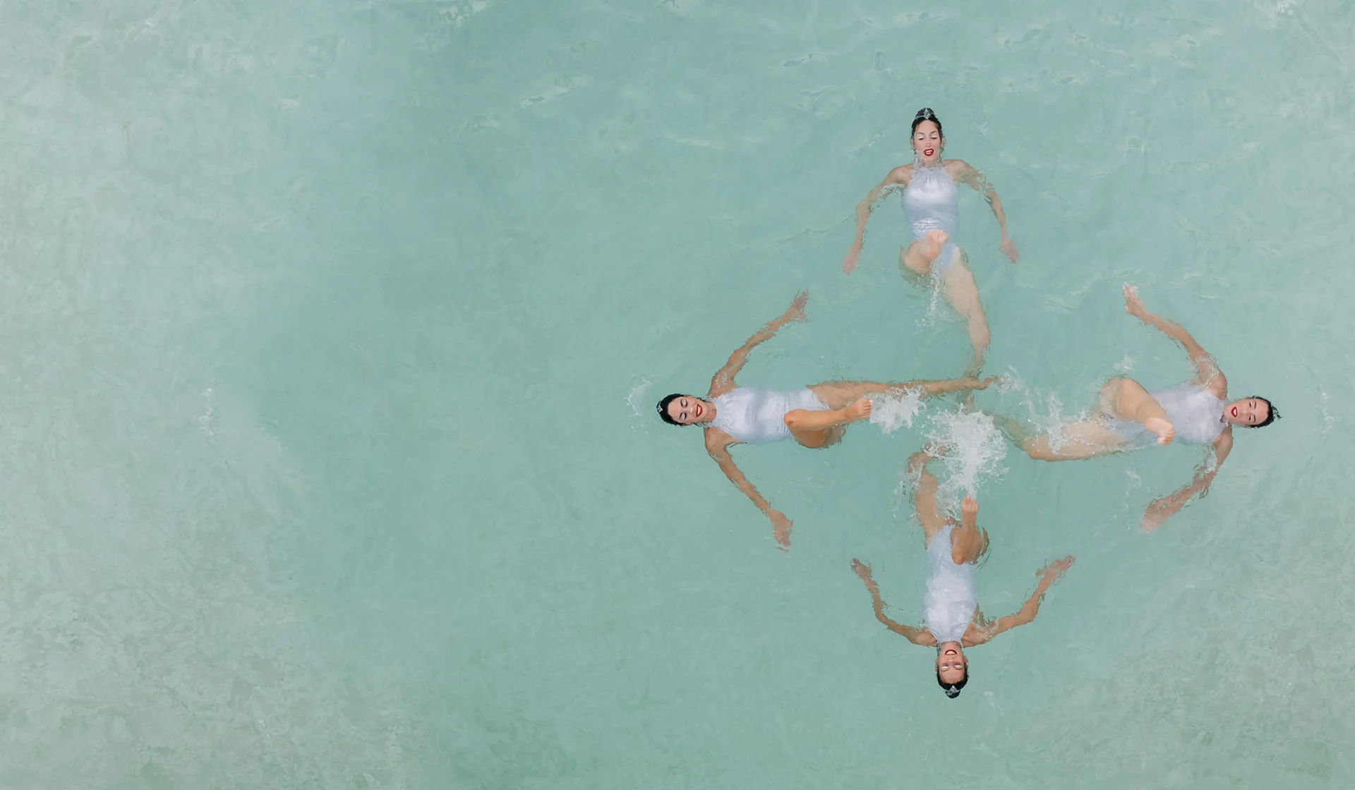 Synchronised swimming shows
